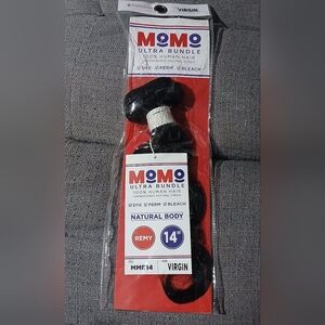 Momo Ultra NATURAL BODY Bundle 100% Remy Human Hair 14" Virgin Hair